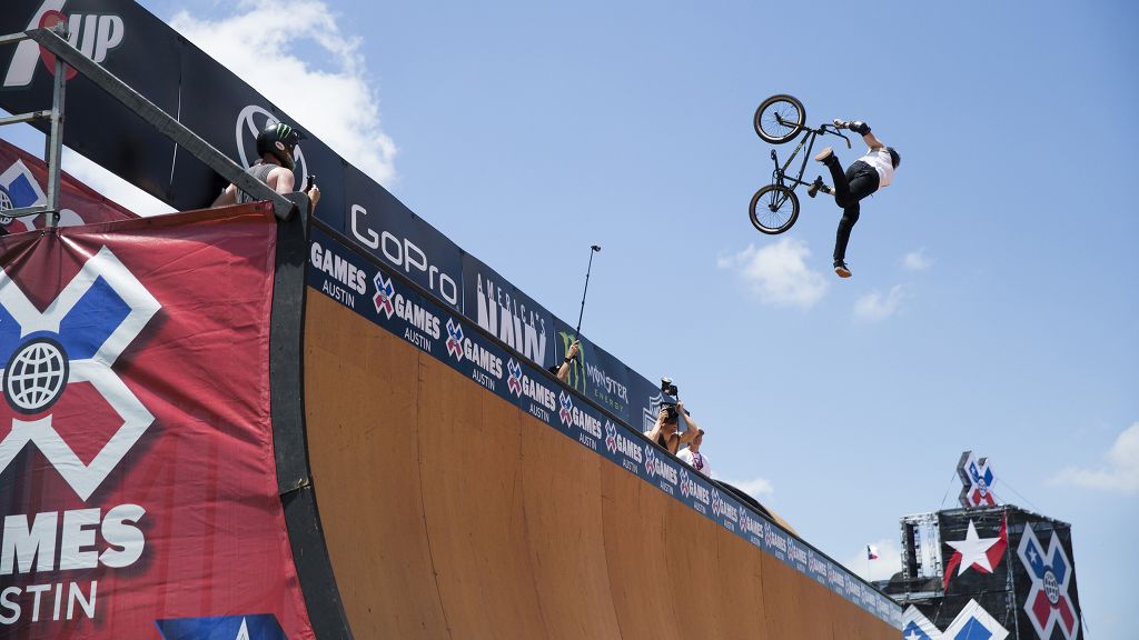 2016 Austin X Games BMX VERT Half Pipe
