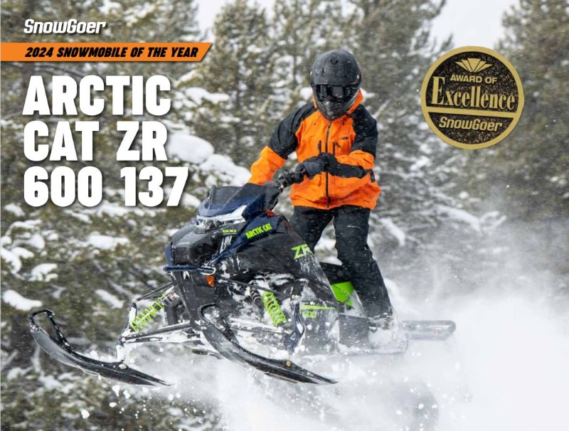 2024 Snowmobile Of The Year: Arctic Cat ZR 600 137 6 snowmobile of the year